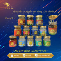 12 hũ yến chưng săn 20%- Yến sào Đỗ Thị Toán