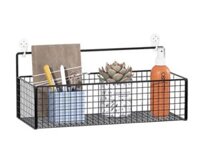 [12] kệ sắt lưới chữ nhật dầy (kèm miếng dán)