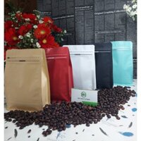 1/2 kg túi zipper 8 cạnh đáy đứng loại 250g chuyên đựng cà phê BaBiCa