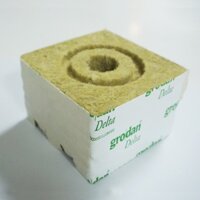 12 Khối bông khoáng rockwool nén nền trồng trọt cây thuỷ canh không cần đất