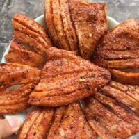 1/2 ký KHÔ CÁ DIÊU HỒNG lọc xương ướp vị phơi khô, từng miếng cá ướp đậm vị khách mua về chiên hoặc nướng