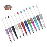 12 Mảnh Kim Cương Đính Hạt Bút DIY Nhiều Màu Sắc Đính Hạt Bút Bi Sinh Viên Văn Phòng Phẩm Bút Nhựa Để Viết Đồ Dùng Văn Phòng Học Tập