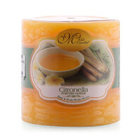 12 màu sắc  Mùi hương Nến thơm trụ tròn D5H5 Miss Candle FTRAMART MIC4565 5 x 5 cm - Sả chanh