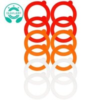 12 Miếng Silicon Jar Gioăng Thay Thế Bình Cói, Chống Rò Rỉ Kín Đệm Niêm Phong Nhẫn Nắp Lọ Lắp Con Dấu