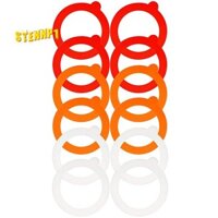 12 Miếng Silicon Jar Gioăng Thay Thế Bình Cói, Chống Rò Rỉ Kín Đệm Niêm Phong Nhẫn Nắp Lọ Lắp Con Dấu