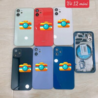 12 MINI BỘ - nắp lưng - nắp pin 12 mn - Lưng vỏ dùng cho máy ip 12 mini có khung sườn, viền camera ngoài