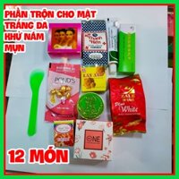 (12 món)Combo kem dưỡng cho face trắng da chuyên làm trắng khử nám, đốm nâu,mụn da lão hóa
