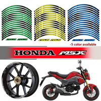 12 '' Phản Quang Xe Máy Bánh Xe Dán Chống Thấm Nước Vành Sọc Băng Decal Cho Xe HONDA MSX 125 Grom 125
