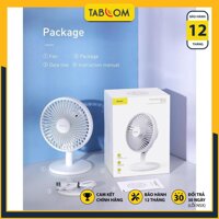 [12 Tháng 1 đổi 1] Quạt mini để bàn Baseus Ocean Fan (Pin sạc 2000mAh, 3 mức tốc độ-Mini USB Rechargeable Air Cooling)