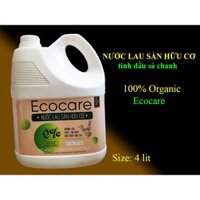 12 THÁNG TIN DÙNG Nước lau sàn đuổi muỗi hữu cơ tinh dầu Sả Chanh 4Lít thương hiệu Ecocare