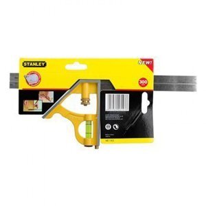 Thước vuông cán cầm nhựa Stanley 46-143 - 12 inch/ 30 cm
