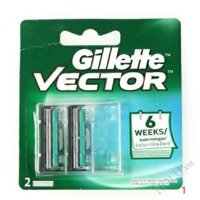 12 vỉ cạo râu 2 lưỡi Gillette Vector