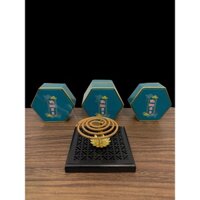 [12 vòng] Nhang vòng 4h Hương Hải Hà Nhang Sạch Ít Khói, Thơm Dịu Nhẹ, Dùng Được Trong Phòng Máy Lạnh