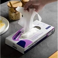 [120] Bao Tay Nilon Dùng 1 Lần (Hộp TÍM) - LOẠI DÀY