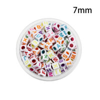 (120 Cái/lốc) Hỗn Hợp Tiếng Anh Bảng Chữ Cái Tiếng Nga Thư Beads Đối Charms Vòng Tay Vòng Cổ Trang Sức Làm DIY