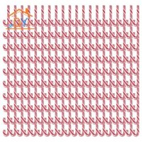 120 Chiếc Đỏ Trắng Handmade Giáng Sinh Kẹo mía Thu Nhỏ Thực Phẩm Trang Trí Nhà Đất Sét Kẹo mía