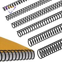 120 Chiếc Xoắn Ốc Ràng Buộc Cuộn Dây Nhựa Dính Ràng Buộc Xoắn Ốc Nhẫn Đa Kích Thước Xoắn Ốc Ràng Buộc Dây Lược, 4: 1 Sân Dễ Dàng Lắp Đặt