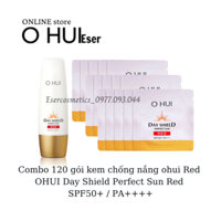 120 gói kem chống nắng ohui Red_O HUI Day Shield Perfect Sun Red 1ml_eser cosmetics
