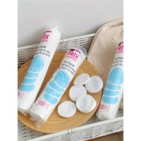 120 Miếng Bông Tẩy Trang Mắt Mặt Siêu Mềm Bông Trang Điểm Hai Lớp Bông Nguyên Chất An Toàn Thân Thiện Với Da Không Bết Bông Nén Ẩm