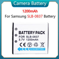 1200mAh 3.7V SLB-0837 pin thích hợp cho Samsung máy ảnh i5 I6 L73 L50 L60 NV3 nv5 NV7 Pin máy ảnh