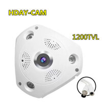 1200tvl Camera Quan Sát HD Analog Cũ Mắt Cá Trong Nhà 1.7mm Góc Rộng 180 Độ Camera Giám Sát Video Mắt Cá AHD720P