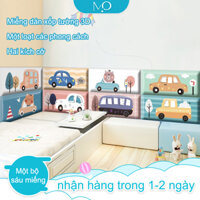 💥120*50cm-6Pcs💥Miếng Xốp Dán Gốc Tường Tấm dán tường cho bé Xốp Dán Tường Loại Dày Thảm xốp 3D dán tường chống va chạm xinh xắn an toàn cho các bé