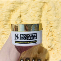 120gr - BODY CREAM  GOLD LUXULY - KHỬ DA VÀNG, THÂM NGÂM ĐEN CHAI LÌ DƯỠNG TRẮNG DA, MỊN ĐỀU MÀU DA[ Nhung Beauty CT]