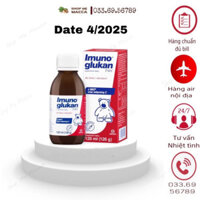 (120ml) Kan Imunoglukan P4H Syrup Slovakia tăng cường sức đề kháng cho Bé