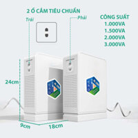 120V điện Mỹ - Bộ đổi nguồn ổ cắm 220v - 120V Dành cho các thiết bị điện Mỹ {-100% dây đồng - 3 năm bảo hành -}