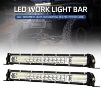 120w 300w DRL Led Spot Flood Work Light Worklight 12V 2Row Led Work Lights cho Off Road Vehicle SUV Xe tải ô tô Vỏ đen