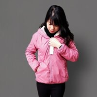 12.12 Áo gió nữ lót lông cừu siêu ấm siêu nhẹ chống thấm nước