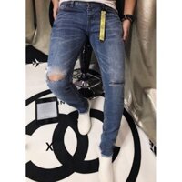 12.12 ĐỈNH CAO XẢ Quần Jean Nam Đen Trơn Dáng Ôm Ống Côn Trẻ Trung Xịn . . . new . new : .