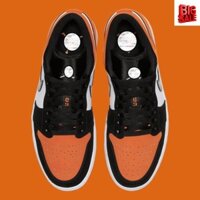 12.12 Giày Thể Thao Air Jordan 1 Low Cam Đen | Giày Jordan 1 Nam Nữ | JD1 Cổ Thấp Full Box.  ..