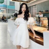 12.12 [Hàng siêu đẹp] Đầm dự tiệc trễ vai sang chảnh mới về :