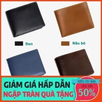 12.12 Ví nam da bò Nappa cao cấp V101-Bụi Leather