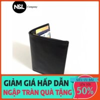 12.12 Ví Nam Da Bò Thật 100% Đốt Không Cháy (Ví Mini)