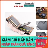 12.12 Ví Nam Mini Sọc Ngắn Bóp Nam Ngang Nhiều Ngăn Cầm Tay Nhỏ Gọn Đẹp Da Pu Cao Cấp Phong Cách Sang Trọng