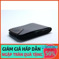 12.12 Ví sen kẹp tiền mini nhỏ gọn 5 màu da bò sáp Italy đẹp hàng thủ công cao cấp AT95 Handmade (da thật 100%)