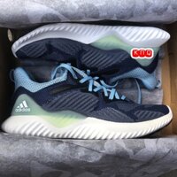 12.12 (Xả Hàng Đón 2020). (ẢNH THẬT+VIDEO) giầy sneaker Alpha bounce Xanh ngoc,đế trắng nam nữ :