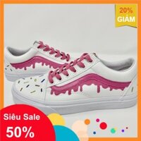 12.12 [XẢ KHO] Giày Vans custom Donut  ✔️ [ NEW ] . rẻ HOT ✔ ⚭ L : :
