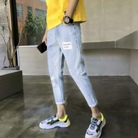12.12 Xả - quần bò nam ống côn mài rách hàng chuẩn đẹp giá rẻ Y88