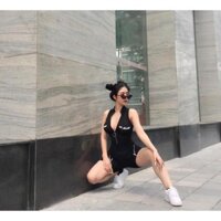 12.12 XẢ SALE 🍉 Bộ tập gym nữ , đồ thể thao nữ liền thân kéo khoá đùi  🍉 . : '