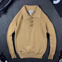 12.12 Xả Thanh Lý - Áo len nam cổ bẻ dày, thêu logo , dáng vừa vặn , polo len nam từ n4mstore
