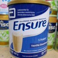12/2022] Sữa bột Ensure Abbott Đức Hộp 400g hương Vani date 2022