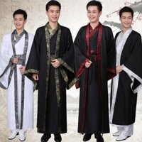 1235 Lần Mua Lại Trang Phục Cổ Nam Hanfu Học Giả Thẳng Đường Lớn Phù Hợp Với Nhà Tần Xuân Thu Chiến Quốc Ba Quốc Quần Áo Chính Thức Bộ Trưởng Triều Đại Cổ 25.2.2