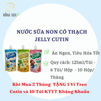 [125ml/túi-6 túi/hộp-10 hộp/thùng] NƯỚC SỮA NON CÓ THẠCH JELLY CUTIN giúp ăn ngon,tiêu hóa tốt