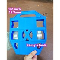 12.7mm dây đai inox 304 1/2 inch dày 0.4mm cuộn 30m đựng trong hộp nhựa chống bung dây kamytools