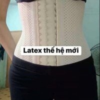 (12812 có ảnh video thực tế ) gen đai latex 9 xương thông hơi ,thế hệ mới siết eo giảm mỡ