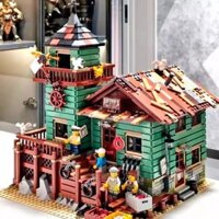 1282 Người Bộ Sưu Tập Tương Thích Lego Xô Hut Nhà Biệt Thự Thành Phố Xây Dựng Đường Phố Nam Nữ Trẻ Em Lắp Ráp Khối Xây Dựng Đồ Chơi Quà Tặng Z04