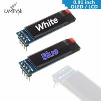 128x32 0,91 inch IIC I2C Màn hình LCD trắng/xanh Mô-đun DIY SSD1306 Drive IC DC 3.3V 5V cho A